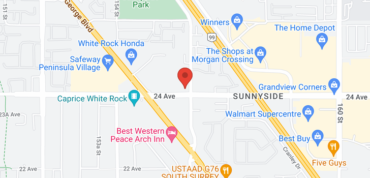 map of 110 15585 24 AVENUE
